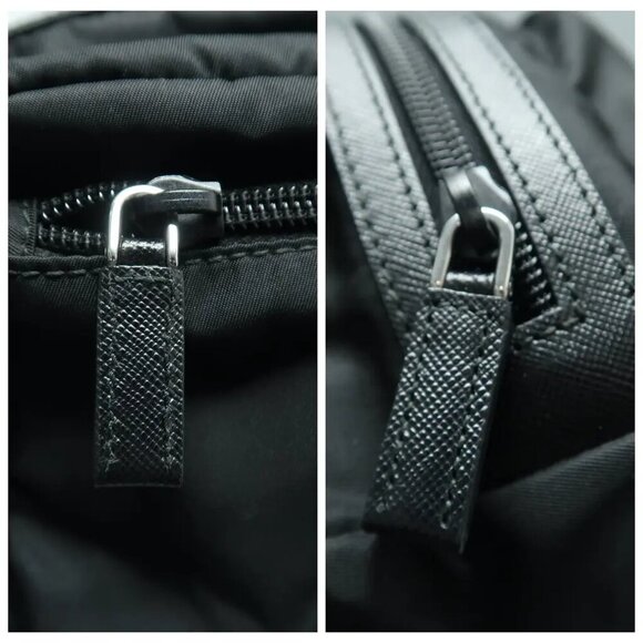 PRADA Black Nylon Clutch 412-022725 - Picture 8 of 12